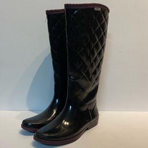 Tommy Hilfiger Quilted Rubber Rainboots